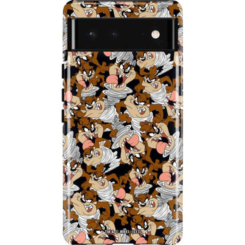 Looney Tunes Taz Super Sized Pattern Pixel Cases